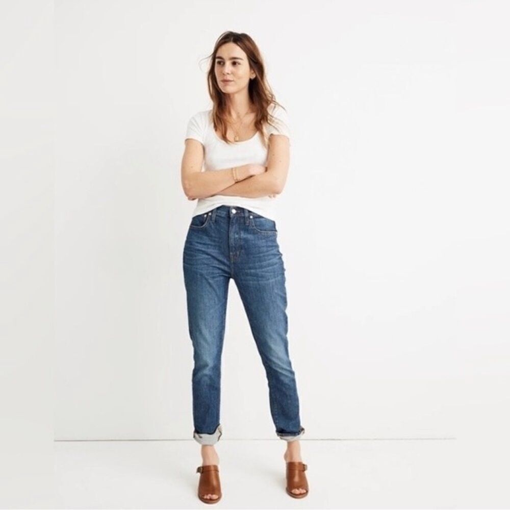 Madewell The High-Rise Slim Boyjean: Eco Edition J8753 Size 26